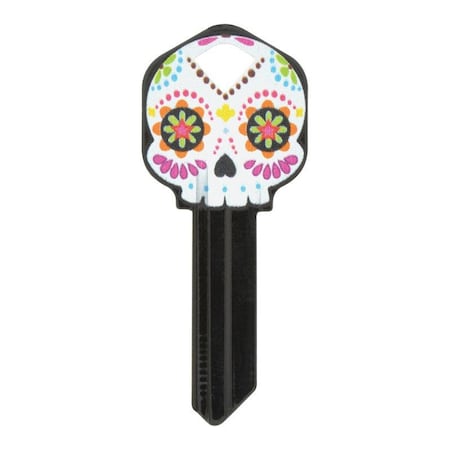 Hillman HILLMAN Wackey Sugar Skull House/Office Universal Key Blank KW1 Single 88995